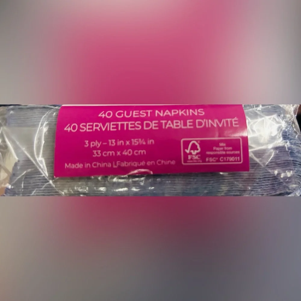 New Chanukah Etta Vee 40 Paper Guest Napkkns 3 Ply 8